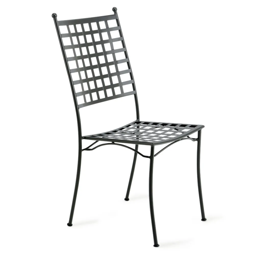 Viadurini in the Garden Gartenstühle Metall-Outdoor-Stuhl aus verzinktem Stahl stapelbar 4 Stück Made in Italy - Sibo