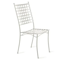 Viadurini in the Garden Gartenstühle Metall-Outdoor-Stuhl aus verzinktem Stahl stapelbar 4 Stück Made in Italy - Sibo