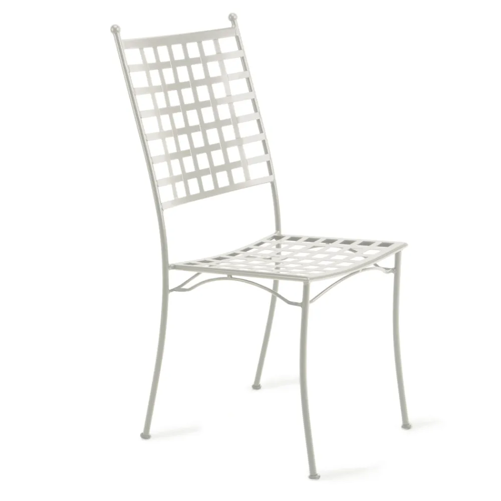 Viadurini in the Garden Gartenstühle Metall-Outdoor-Stuhl aus verzinktem Stahl stapelbar 4 Stück Made in Italy - Sibo