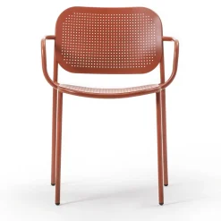 Viadurini in the Garden Gartenstühle Metall-Outdoor-Stuhl mit Metallarmlehnen Made in Italy 2 Stück - Synergy