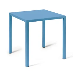 Viadurini in the Garden Gartentische Fest-Outdoor-Tisch mit Gestell aus verzinktem Stahl Made in Italy - Azul