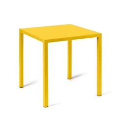 Viadurini in the Garden Gartentische Fest-Outdoor-Tisch mit Gestell aus verzinktem Stahl Made in Italy - Azul