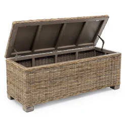 Viadurini in the Garden Truhen Und Sitztruhe-Outdoor-Truhe aus Naturfaser von Kubù - Nogitsune