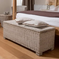 Viadurini in the Garden Truhen Und Sitztruhe-Outdoor-Truhe aus Naturfaser von Kubù - Nogitsune