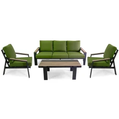 Viadurini in the Garden Garten Lounge Set-Outdoor-Wohnzimmer bestehend aus 1 Sofa, 2 Sesseln und 1 Couchtisch - Righello