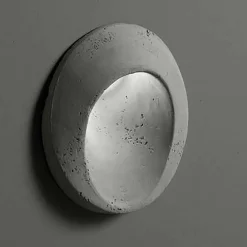 Toscot Garten-Wandlampen-Ovale Außenwandleuchte aus farbigem Ton Oval -