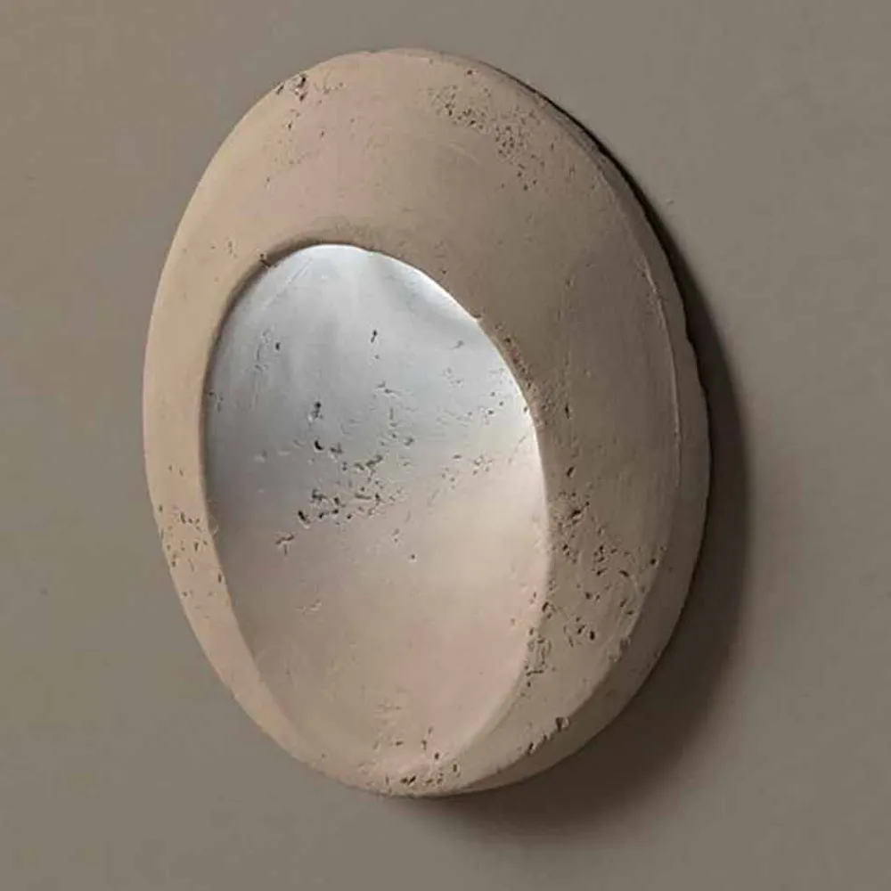 Toscot Garten-Wandlampen-Ovale Außenwandleuchte aus farbigem Ton Oval -