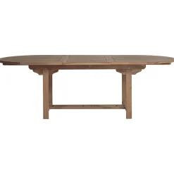 Viadurini in the Garden Gartentische Aus Teakholz-Ovaler Gartentisch ausziehbar auf 240 cm aus Teakholz - Ivy