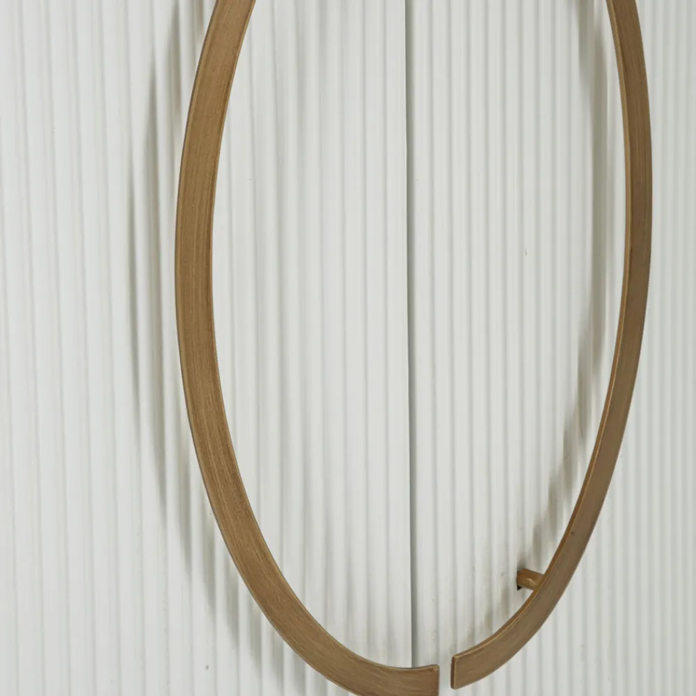 Viadurini Living Anrichte|Konsolentisch Flur-Ovaler Holzschrank mit Oberseite und abgerundeten Einsätzen mit 2 Türen - Rachel