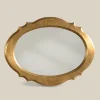 Viadurini Classic Wandspiegel-Ovaler Spiegel mit Blattgoldrahmen Made in Italy - Florenz