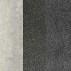 Viadurini Living Moderne Couchtische-Ovaler Wohnzimmer-Couchtisch aus Metall und zweifarbige Keramikplatte - Comacchio