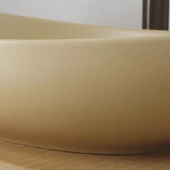 Viadurini Bathroom Farbige Waschbecken|Keramikwaschbecken-Ovales Aufsatzwaschbecken aus Keramik L 60 cm Made in Italy - Jumper