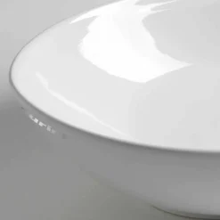 Viadurini Bathroom Keramikwaschbecken-Ovales Aufsatzwaschbecken aus Keramik Made in Italy - Mammut