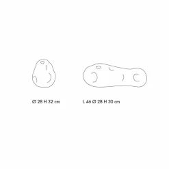 Viadurini Living Deko Vasen-Paar dekorative Vasen aus transparentem mundgeblasenem Glas, Made in Italy - Pedro