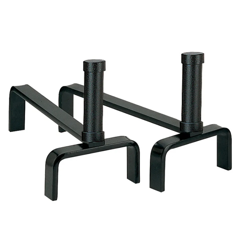 Viadurini Fire Design Feuerbock-Paar Kaminböcke aus Metall, Höhe 22 cm, hergestellt in Italien – Tucano