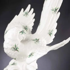 Viadurini Living Deko Artikel Und Wohnaccessoires-Papageienförmige Keramikstatue Handgefertigt in Italien - Pagallo