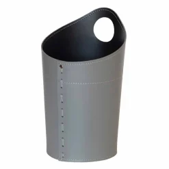 Limac Design Bürozubehör-Papierkorb aus recyceltem Papier aus Ambrogio-Leder