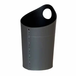 Limac Design Bürozubehör-Papierkorb aus recyceltem Papier aus Ambrogio-Leder