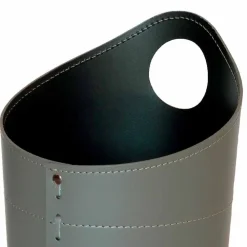 Limac Design Bürozubehör-Papierkorb aus recyceltem Papier aus Ambrogio-Leder