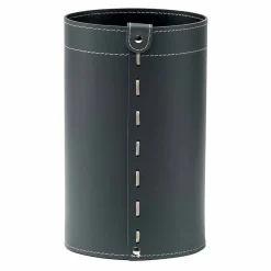 Limac Design Bürozubehör-Papierkorb aus regeneriertem handgefertigtem Leder Battista