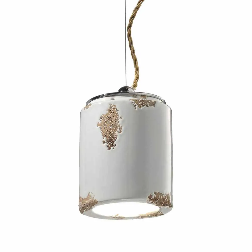 Ferroluce Pendelleuchten Vintage-Pendellampe im Vintage Design von