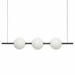 Il Fanale Moderne Pendelleuchten-Pendelleuchte 3 Lichter aus Messing und Glas 2 Ausführungen - Alma von