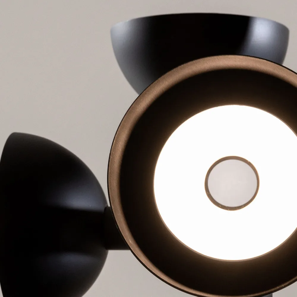 Viadurini Lighting Designer Pendelleuchten-Pendelleuchte 6 Lichter Design in Weiß oder Schwarz Aluminium - Celio