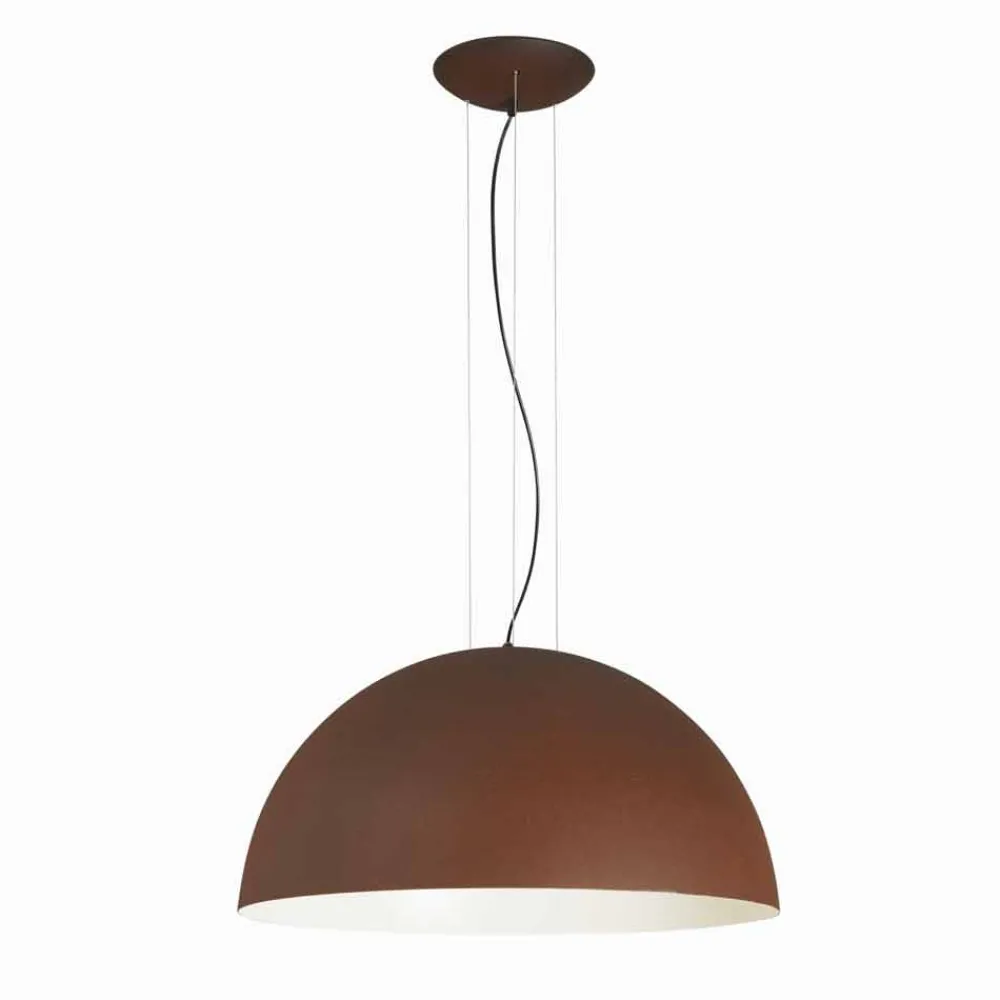 Viadurini Lighting Moderne Pendelleuchten-Pendelleuchte aus bicolor Stahl, 50x H25x L.cavo100 cm Grace