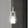 Viadurini Lighting Moderne Pendelleuchten-Pendelleuchte aus Glas und transparentem Draht Made in Italy - Trilly