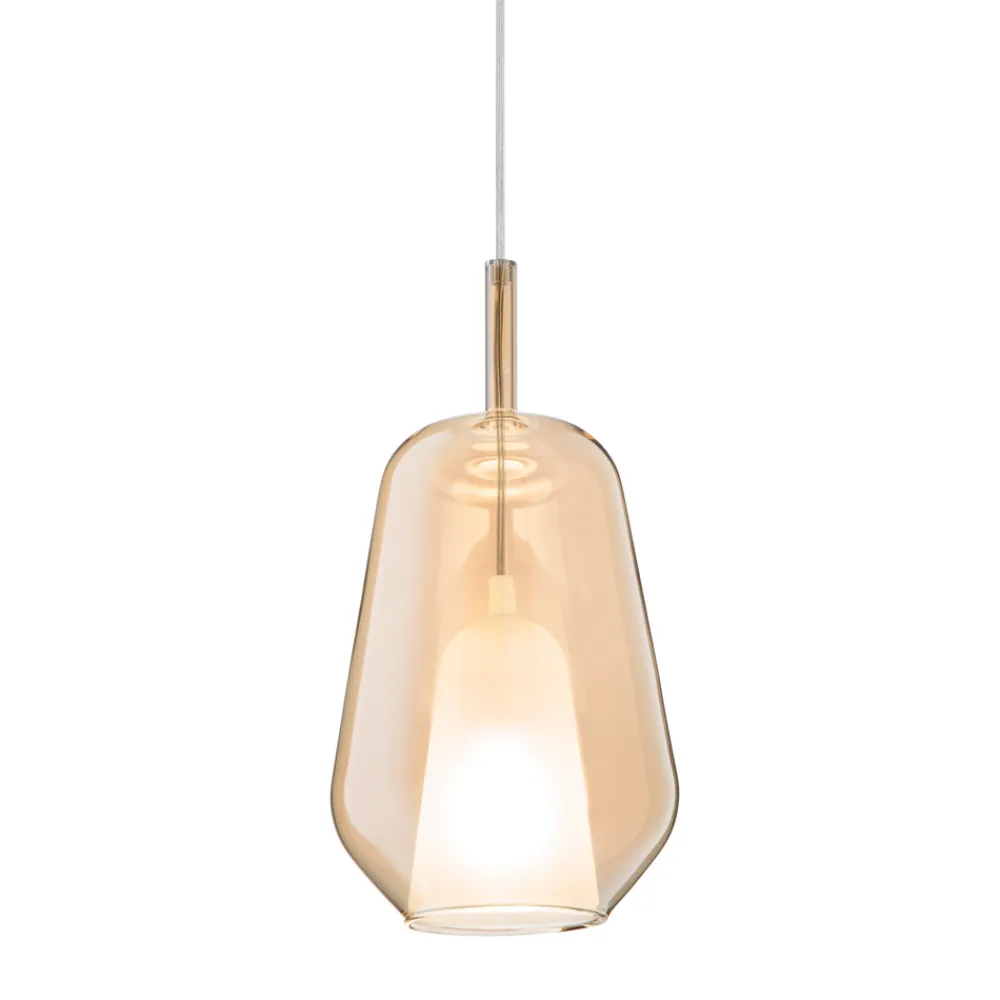 Viadurini Lighting Moderne Pendelleuchten-Pendelleuchte aus Glas und transparentem Draht Made in Italy - Trilly