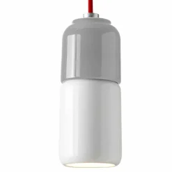 Viadurini Lighting Moderne Pendelleuchten-Pendelleuchte aus Keramik und Aluminium, hergestellt in Italien, Asien