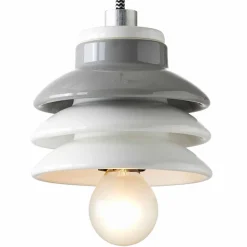 Viadurini Lighting Moderne Pendelleuchten-Pendelleuchte aus Keramik und modernem Aluminium in Italien, Asien