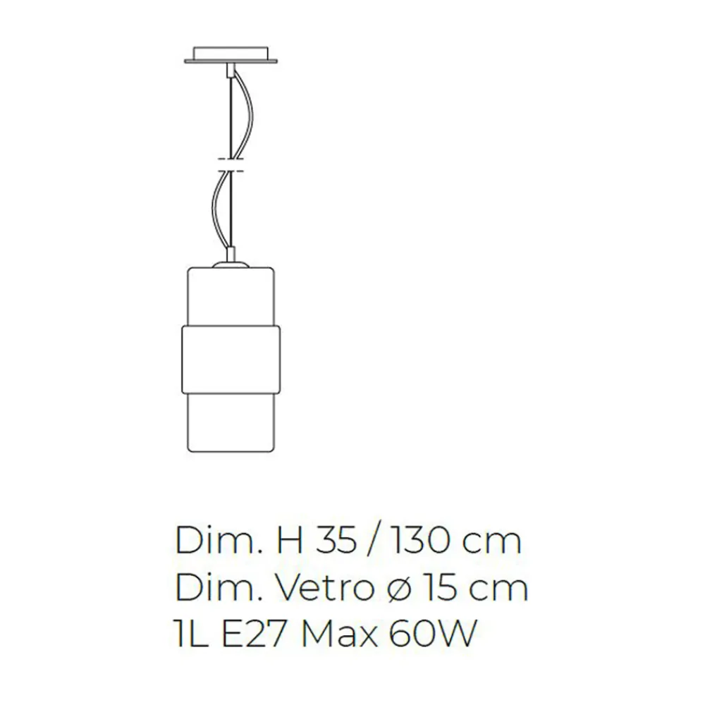 Viadurini Vetro di Venezia Murano Lampen|Moderne Pendelleuchten-Pendelleuchte aus mundgeblasenem Glas in Venedig 15 cm - Satomi