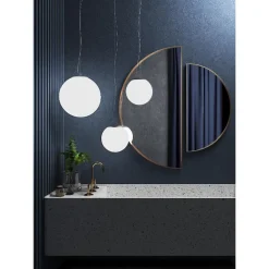 Viadurini Vetro di Venezia Murano Lampen|Moderne Pendelleuchten-Pendelleuchte aus mundgeblasenem weißem venezianischem Glas - Moon