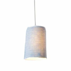 In-es.artdesign Moderne Pendelleuchten-Pendelleuchte aus Nebulite und Wolle In.es.artdesign Paint Stripe