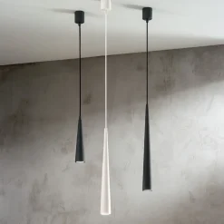 Viadurini Lighting Designer Pendelleuchten-Pendelleuchte aus weißem, schwarzem oder goldenem Metall 2 Größen - Girotondo