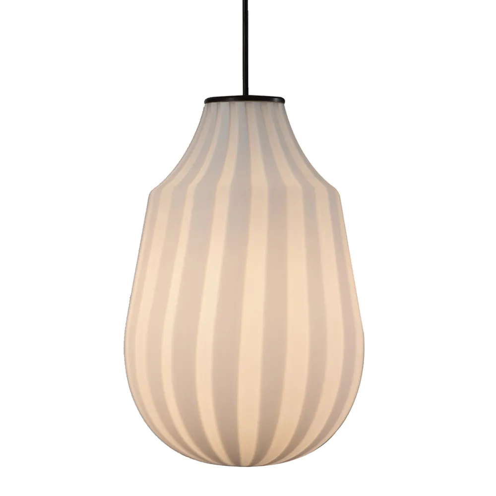 Viadurini Lighting Designer Pendelleuchten-Pendelleuchte Design Länglich aus weißem Filigranglas - Caravan