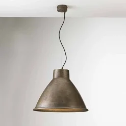 Il Fanale Pendelleuchten Vintage-Pendelleuchte groß im Vintage Stil aus Eisen