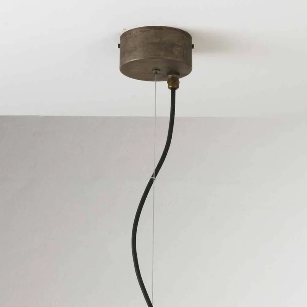 Il Fanale Pendelleuchten Vintage-Pendelleuchte groß im Vintage Stil aus Eisen