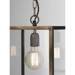 Il Fanale Pendelleuchten Vintage-Pendelleuchte im Industrie Stil aus Eisen 1 flammig London