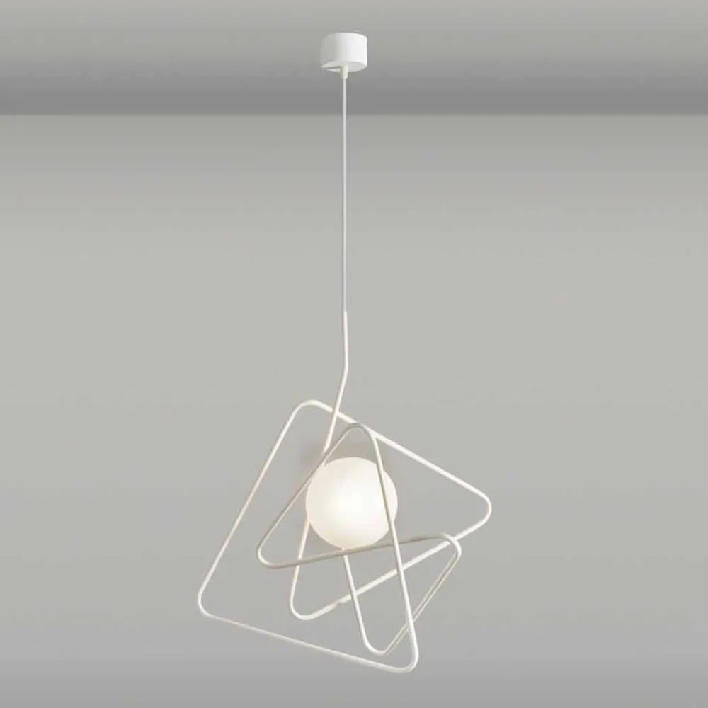 Viadurini Lighting Designer Pendelleuchten-Pendelleuchte in modernem Stahl 60xH60xL.cavo200cm, Adele