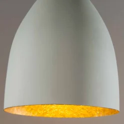 In-es.artdesign Moderne Pendelleuchten-Pendelleuchte Flower S Cement Finish Zement