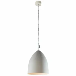 In-es.artdesign Moderne Pendelleuchten-Pendelleuchte Flower S Cement Finish Zement
