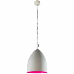 In-es.artdesign Moderne Pendelleuchten-Pendelleuchte Flower S Cement Finish Zement