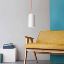 In-es.artdesign Moderne Pendelleuchten-Pendelleuchte Kerze 1 aus gefärbtem Laprene