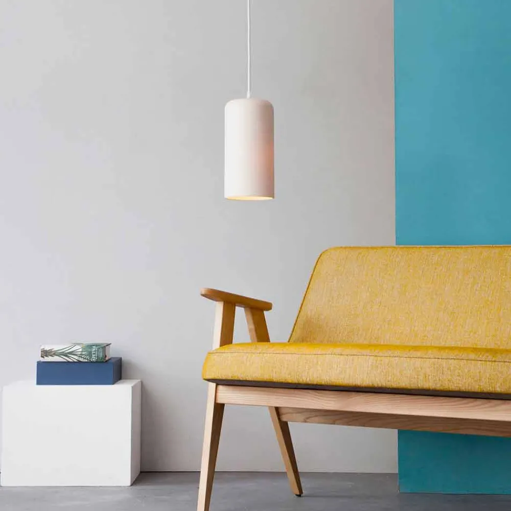 In-es.artdesign Moderne Pendelleuchten-Pendelleuchte Kerze 1 aus gefärbtem Laprene