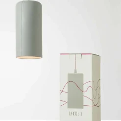 In-es.artdesign Moderne Pendelleuchten-Pendelleuchte Kerze 1 aus gefärbtem Laprene