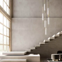 Il Fanale Designer Pendelleuchten-Pendelleuchte mit 1, 3 oder 6 Leuchten in Messing Modernes Design - Typha von