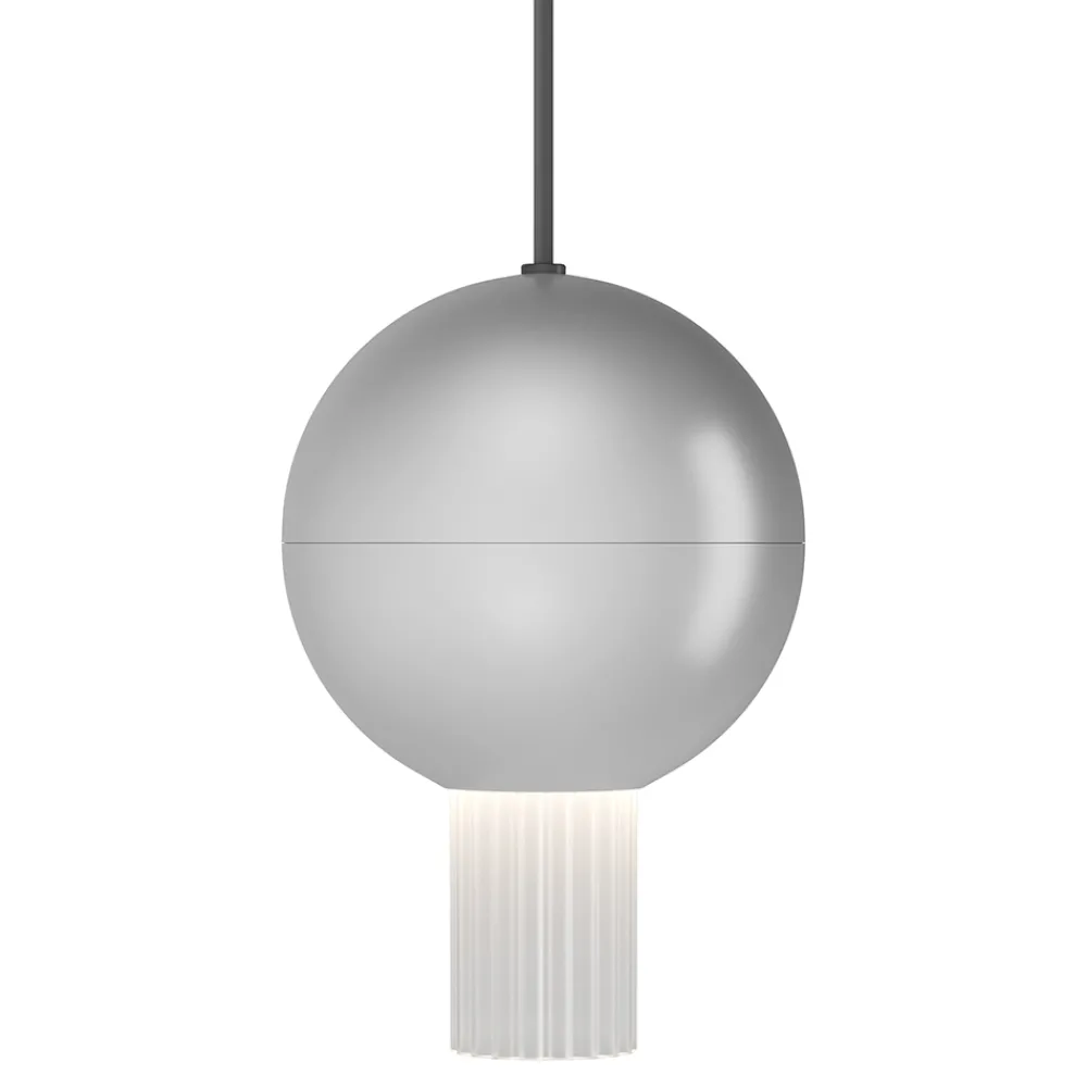 Viadurini Lighting Moderne Pendelleuchten-Pendelleuchte mit Canneté-Glaszylinder Made in Italy - Oris
