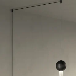 Viadurini Lighting Moderne Pendelleuchten-Pendelleuchte mit Canneté-Glaszylinder Made in Italy - Oris